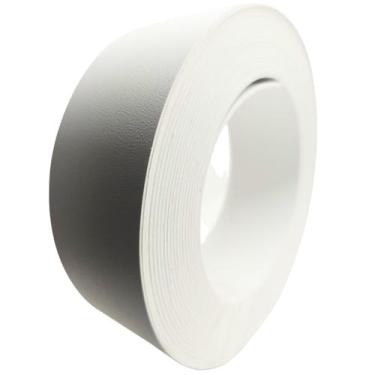 Imagem de Fita Branca ABS Texturizado 64mm x 2mm x 20m Para Moveis Acabamento Re