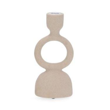 Imagem de Castiçal Em Poliresina 21X10X6,5Cm 19424-P Mart