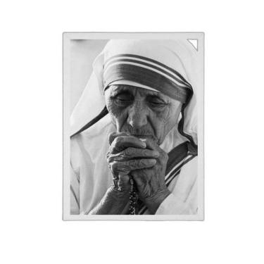 Imagem de Quadro Foto Madre Teresa De Calcutá 33X24Cm - Com Vidro