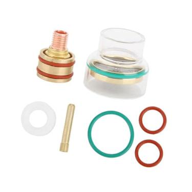 Imagem de Luqeeg Kit Tocha de Soldagem Tig Alta Visibilidade para Soldagem Precisa e Conforto para Soldadores Wp9 Wp20 Borracha de Cobre de Vidro (2,4 mm)
