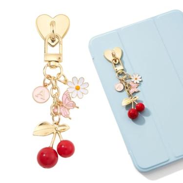 Imagem de WOZEAH Correntes charmosas para Kindle, acessórios de pulseira de telefone para leitores amantes de livros, pingentes compatíveis com E-Reader, Liga metálica, Sem Pedra Preciosa