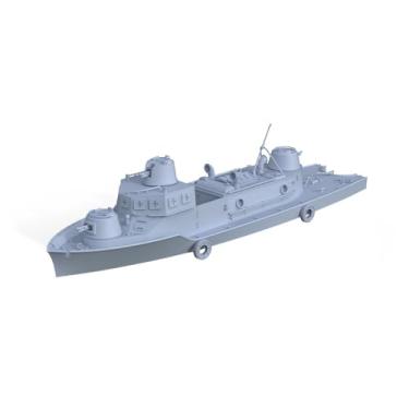 Imagem de MRY-SFW SSMODEL SSC700540 1/700 Kit de Modelo Militar IJN Soukou-Tei Barco de Arma Blindado Nº 4 IJN Soukou-Tei Barco de Arma Blindado Nº 44 peças