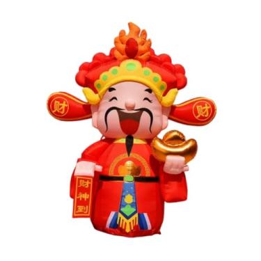 Imagem de Vaveren da Riqueza - Decoração Inflável de Ano para Jardim - Enfeite Criativo para Festas da Primavera - Ideal para Casa, Quintal e Gramado.