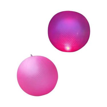 Imagem de Bola De Praia Inflável Iluminada Com 8 Modos Para Jogos Em Piscina, Ex