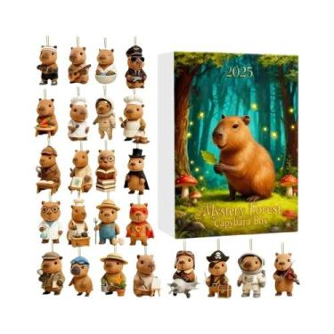 Imagem de Brinquedo De Capivara, Calendário Do Advento De 24 Dias, Pingente Acrí