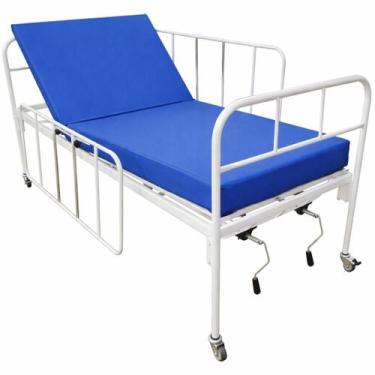 Imagem de Cama Hospitalar Manual 6 Movimentos Standard com Colchão D28 - NGA