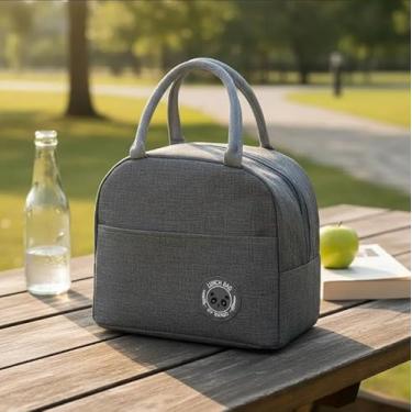 Imagem de Bolsa Térmica para Marmita Pequena Lelong LE4719 – Lancheira Compacta, Leve e Prática para Trabalho, Escola e Viagem