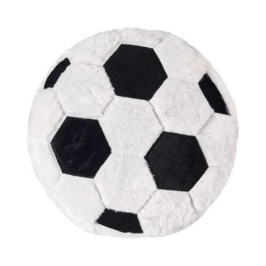 Imagem de Almofada De Pelúcia Em Forma De Bola De Futebol Para Fãs De Esportes, 
