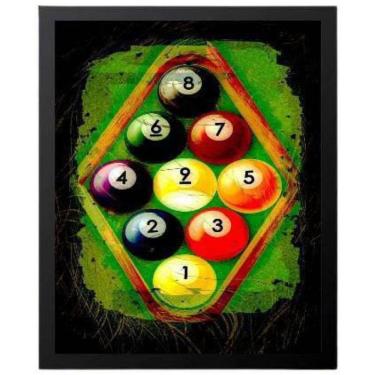 Imagem de Quadro Decorativo Bolas De Sinuca