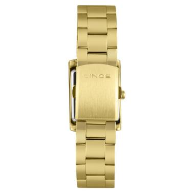 Imagem de Relógio Lince Feminino Ref: Lqg4827l26 C1kx Retangular Dourado
