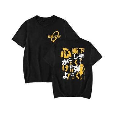 Imagem de Camiseta Masculina Bocchi the Rock Anime, Confortável, Com Estampa Hip
