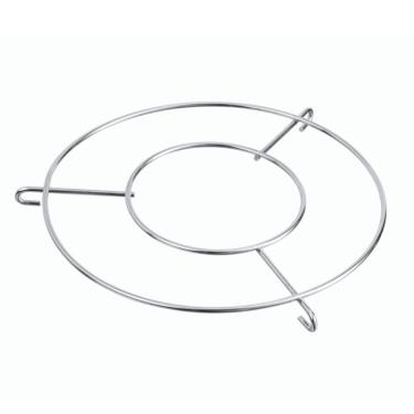 Imagem de Descanso de Panela Redondo em Aço Cromado