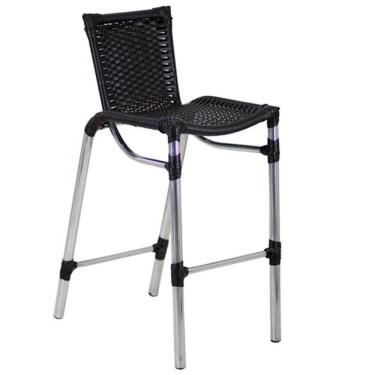 Imagem de Banqueta Alumínio Fortaleza Alta Para Balcão, Cozinha E área Tabaco