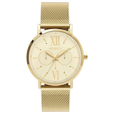 Imagem de Relógio Euro Feminino Multiglow Dourado - Eu6p29ahts-4d Eu6p29ahts-4d