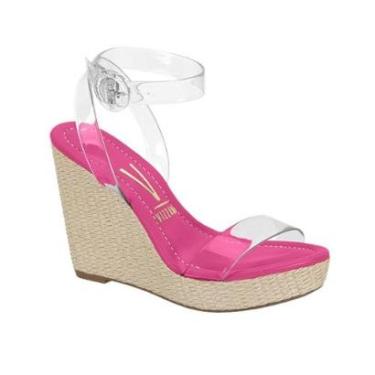 Imagem de Sandália Anabela Vizzano Minimal Vinil Cristal 6283.2083-Feminino