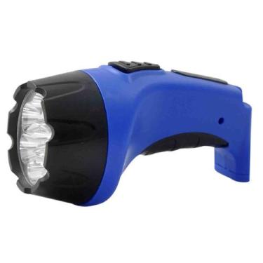 Imagem de Lanterna manual com inmetro 7 leds de plástico 15cm bivolt - Imporient