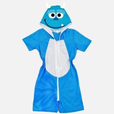 Imagem de Pijama Infantil Macacão Kigurumi Fantasia Personagem Parmalat - ANJO D