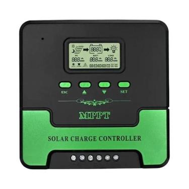 Imagem de Controlador de Carga Solar MPPT Auto WiFi 12V 24V 20A/30A/40A/60A com 