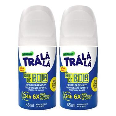 Imagem de Kit C/2 Desodorante Roll-on Trá Lá Lá Bom De Bola 65ml