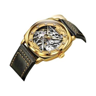 Imagem de Relógio Mecânico Automático De Moda Masculina À Prova d'Água Luminoso 