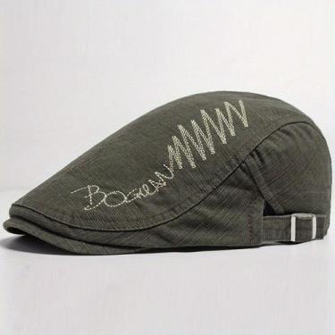 Imagem de Boina Ajustvel com Letras Bordadas Estilo Fashion - Aeo Acessórios, Ve