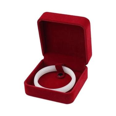 Imagem de Caixa De Joias De Veludo Para Mulheres, Embalagem Luxuosa Para Exibir 