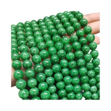 Imagem de Contas Redondas De Pedra Natural Calcedônia Jade 6/8/10mm Soltas Para 
