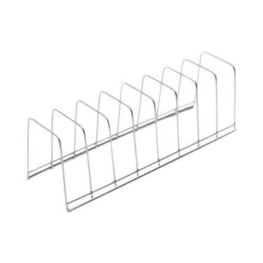 Imagem de Escorredor De Louça Multiuso Em Aço Inoxidável, Suporte Para Pratos E 
