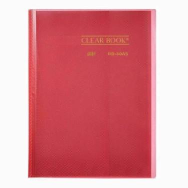 Imagem de Pasta Catálogo A4 com 40 Sacos Envelopes Yes BD40AS Cor: Vermelho, Ver