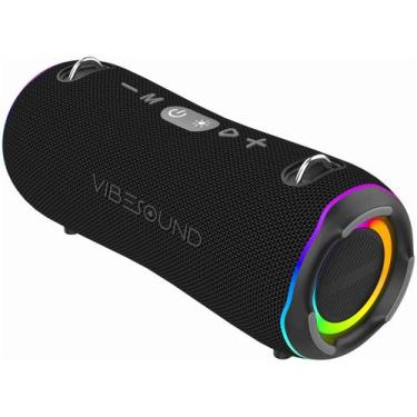 Imagem de Caixa de Som Vivensis VibeSound V3 Go Bluetooth Portátil 50W RMS, Pret