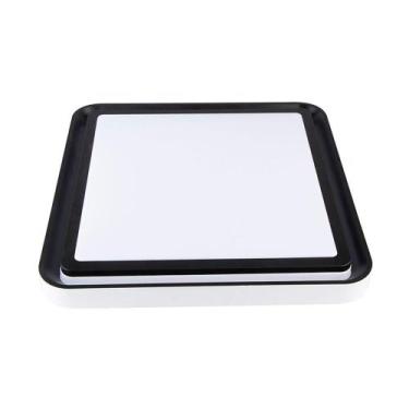 Imagem de Plafon Nordecor Zony Quadrado 2672 Led Bivolt Preto Ajustável - Nordec