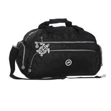 Imagem de Bolsa De Viagem Preta 30 Litros Poliéster Mormaii Mor-0293