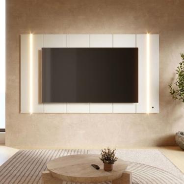 Imagem de Painel para Tv até 75 Polegadas Maggiore com Led Off White Matte Colibri