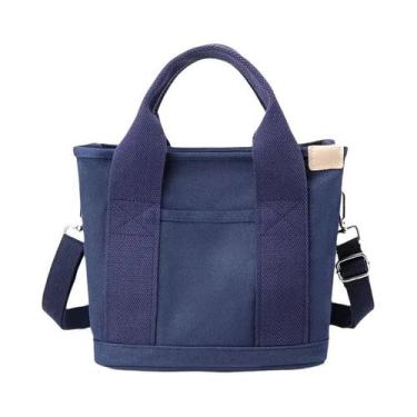 Imagem de Bolsa de Ombro Pequena Feminina - Moderna, em Lona, com Zíper Reforçad