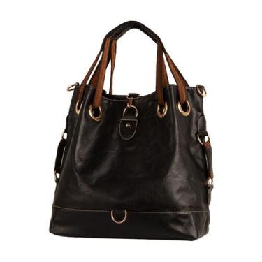 Imagem de Bolsa Feminina Estilo Saco Grande Luxo Casual Moderna Maxi Ombro eTran