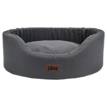 Imagem de Caminha para pet com zíper na almofada confortável cama cachorros cães