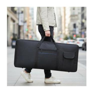 Imagem de Capa Bag Case Teclado Acolchoada Impermeável P/61 Teclas Cor:Preto - c