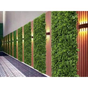 Imagem de 11 Painéis artificiais de folhagens premium volume e decoração realist