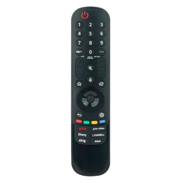 Imagem de MR23GA AN-MR23GA Controle remoto de substituição por voz compatível com LG 4K UHD OLED Web OS Smart TV OLED42C3PUA OLED48C3AUA OLED48C3PUA OLED55C3AUA OLED55C3PUA OLED65C3AUA OLED65C3PUA OLED77C3AUA