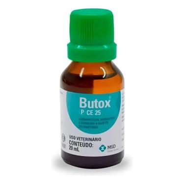Imagem de Butox P CE25 Antipulgas, Carrapatos e Sanicida 20ml - Intervet