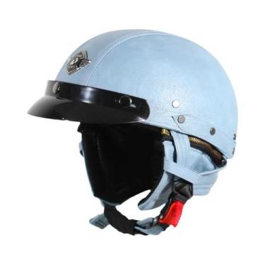 Imagem de Capacete De Moto Vintage Aberto Retrô Para Scooter UCHOOSE Alemanha, B