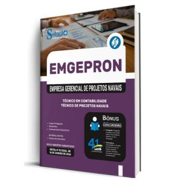 Imagem de Combo EMGEPRON - Técnico de Projetos Navais - Técnico de Contabilidade