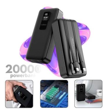 Imagem de Power Bank Portátil Unversal Display Led 22.5W Carregamento Rápido 200