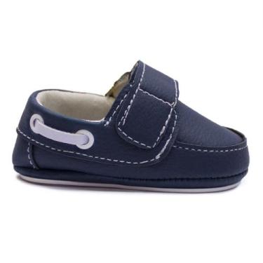 Imagem de Sapatinho Batizado Bebe Recem Nascido Menino Mocassim Casamento AZUL G