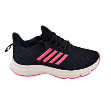 Imagem de Tenis Infantil Ns Spark Running Confortável 13020, Preto, Pink, 32