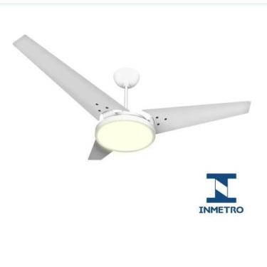 Imagem de Ventilador de Teto Itacaré Branco com LED Branco Quente 127V Ventex, 1