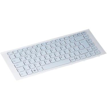 Imagem de Teclado para Notebook Sony Vaio VPCEG1fgx-b - BestBattery, Branco