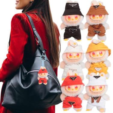 Imagem de 3 Roupinha Para Labubu Look Fashion Jardineira Fofinha - Toys 2u