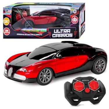 Imagem de Brinquedo Carrinho Infantil Controle Remoto Veloz Resistente Com 6 Fun