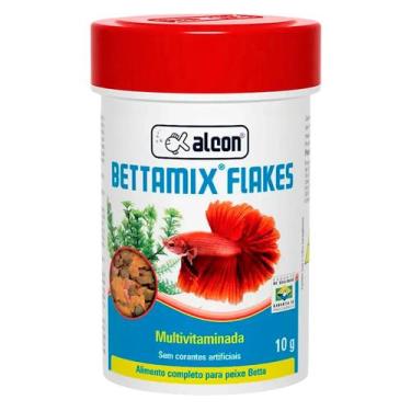 Imagem de Ração para Peixe Alcon Bettamix Flakes 10g